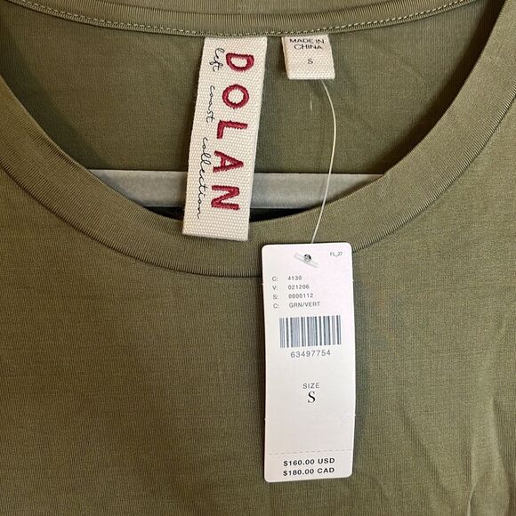 NWT Anthropologie Dolan Belted Mini Shirt Dress Olive Green Dress Small - Picture 5 of 9